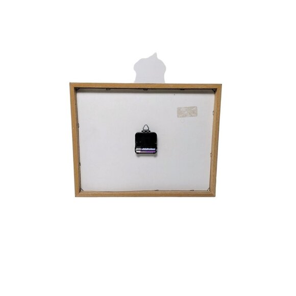 Vintage 70's ASU Sun Devils Wood Framed Glass Quartz Wall Clock 14" X 11" - Picture 5 of 8